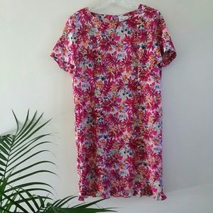Kathie Lee Collection Tropical Print Dress